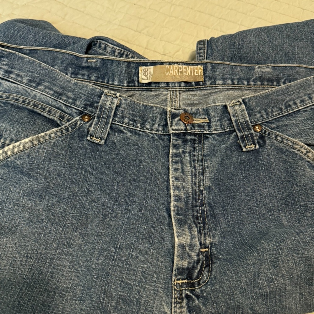 Lee Relaxed Carpenter Blue Jeans Classic Denim